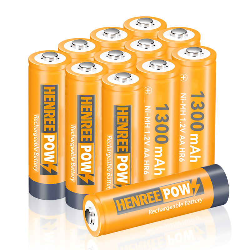 HenReepow 1,2 V 1300mAh aa ni-mh ladattavat akut