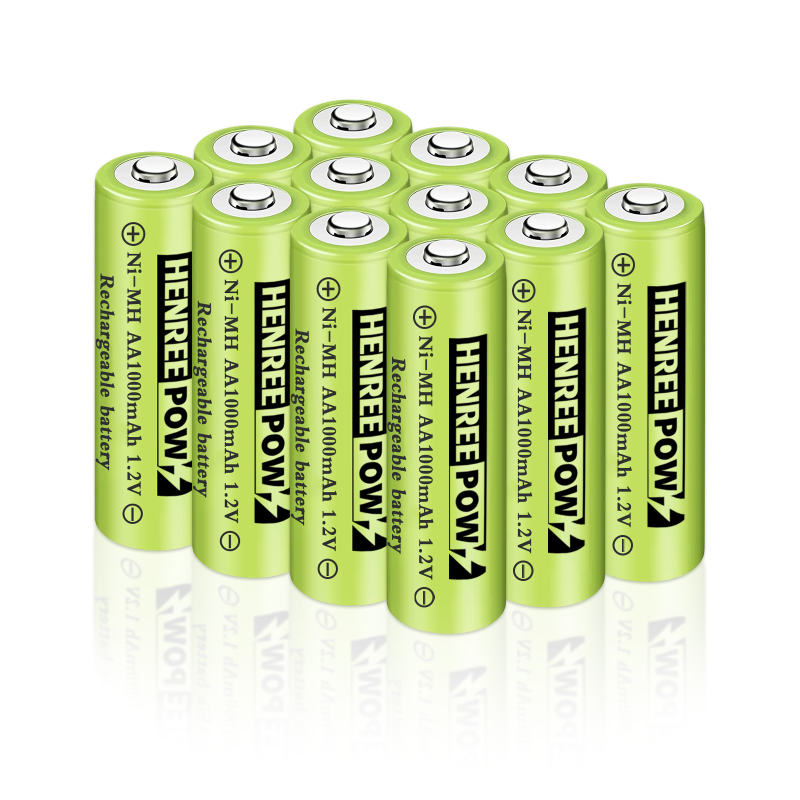 HenReepow 1,2 V 600mAh AA Ni-MH: n ladattavat akut