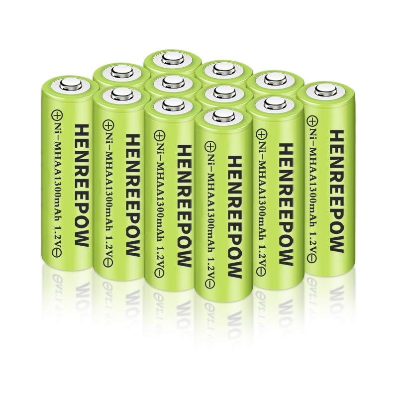 HenReepow 1,2 V 1300mAh aa ni-mh ladattavat akut